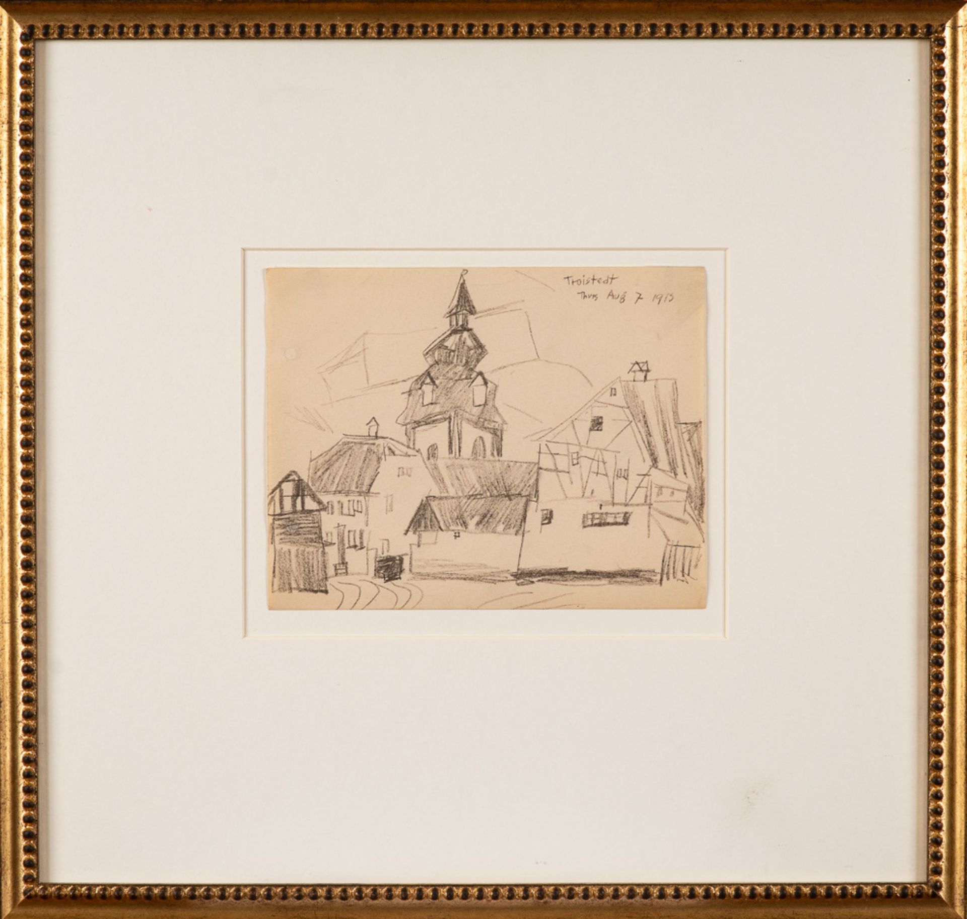 Lyonel Feininger – Troistedt. - Bild 2 aus 4