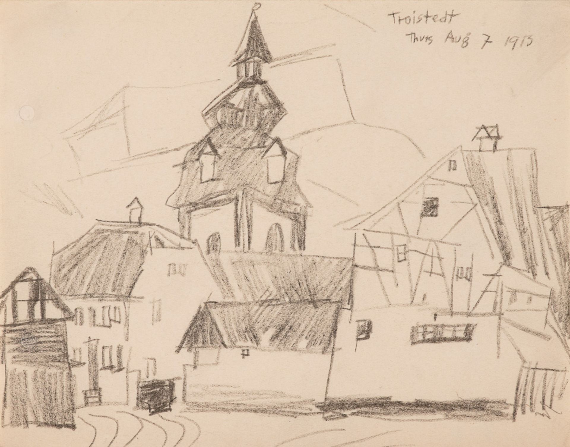 Lyonel Feininger – Troistedt.