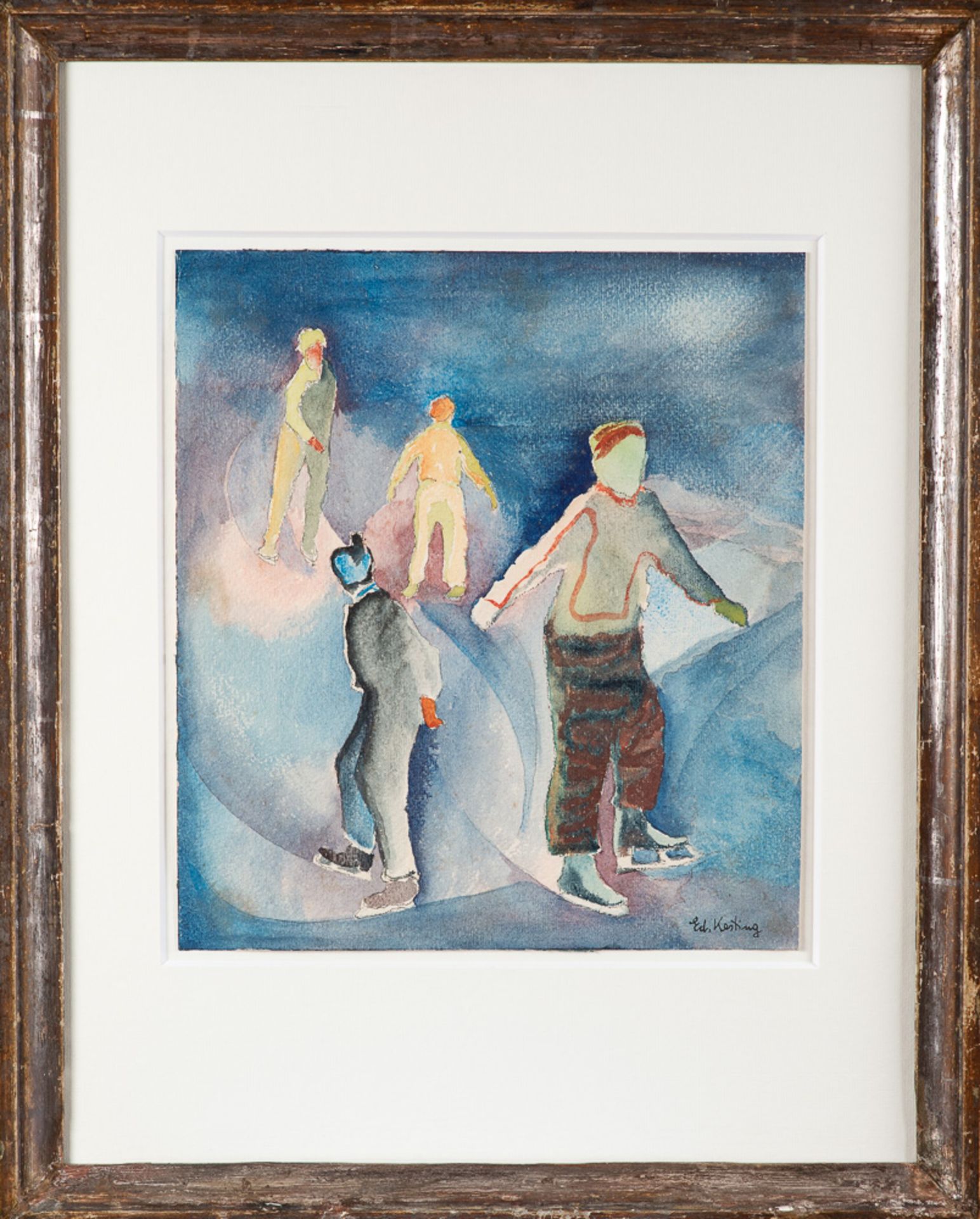 Edmund Kesting – Eisläufer. - Bild 2 aus 5