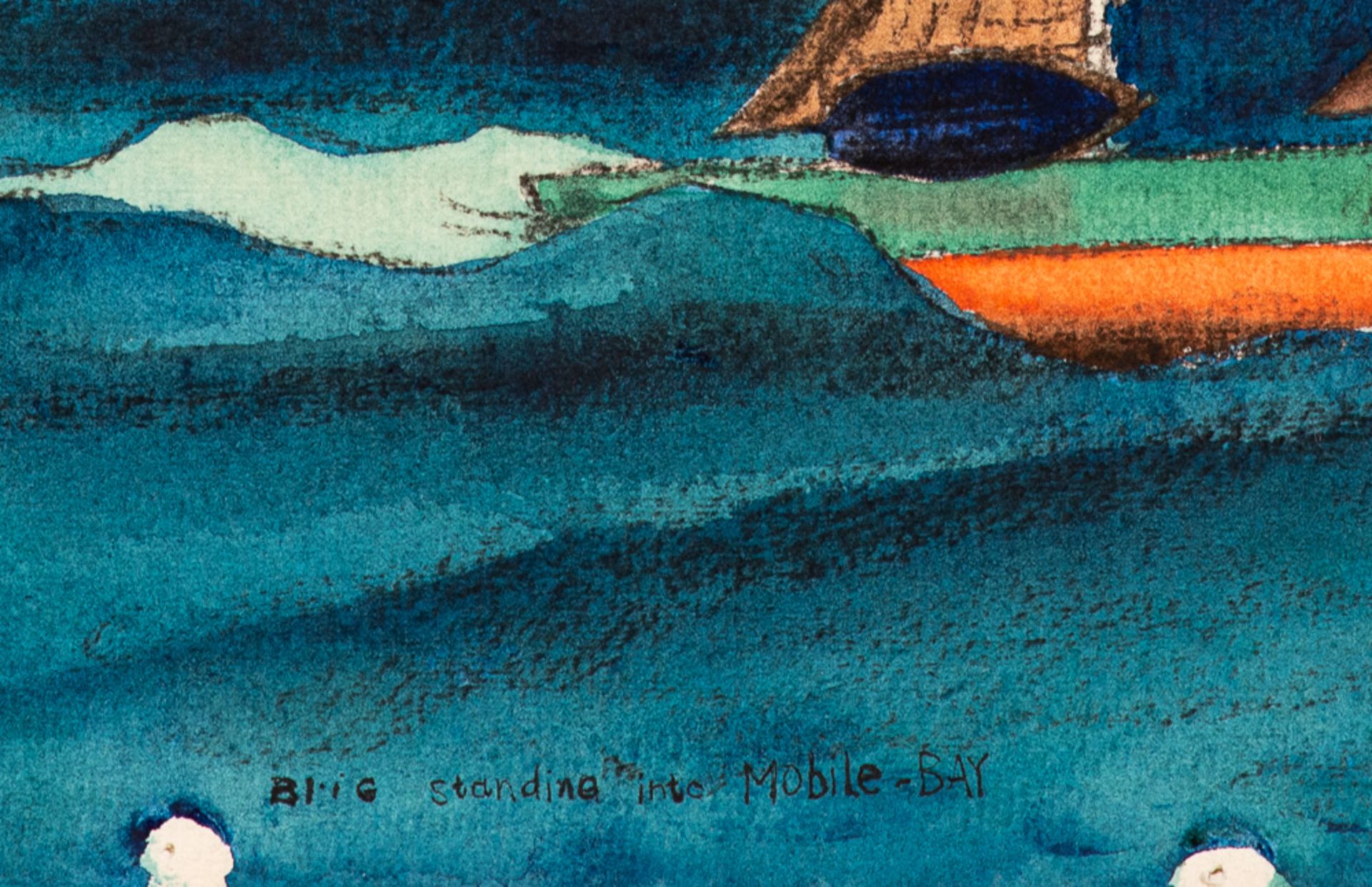 Theodore Lux Feininger – Blig standing into Mobile-Bay. - Bild 3 aus 3
