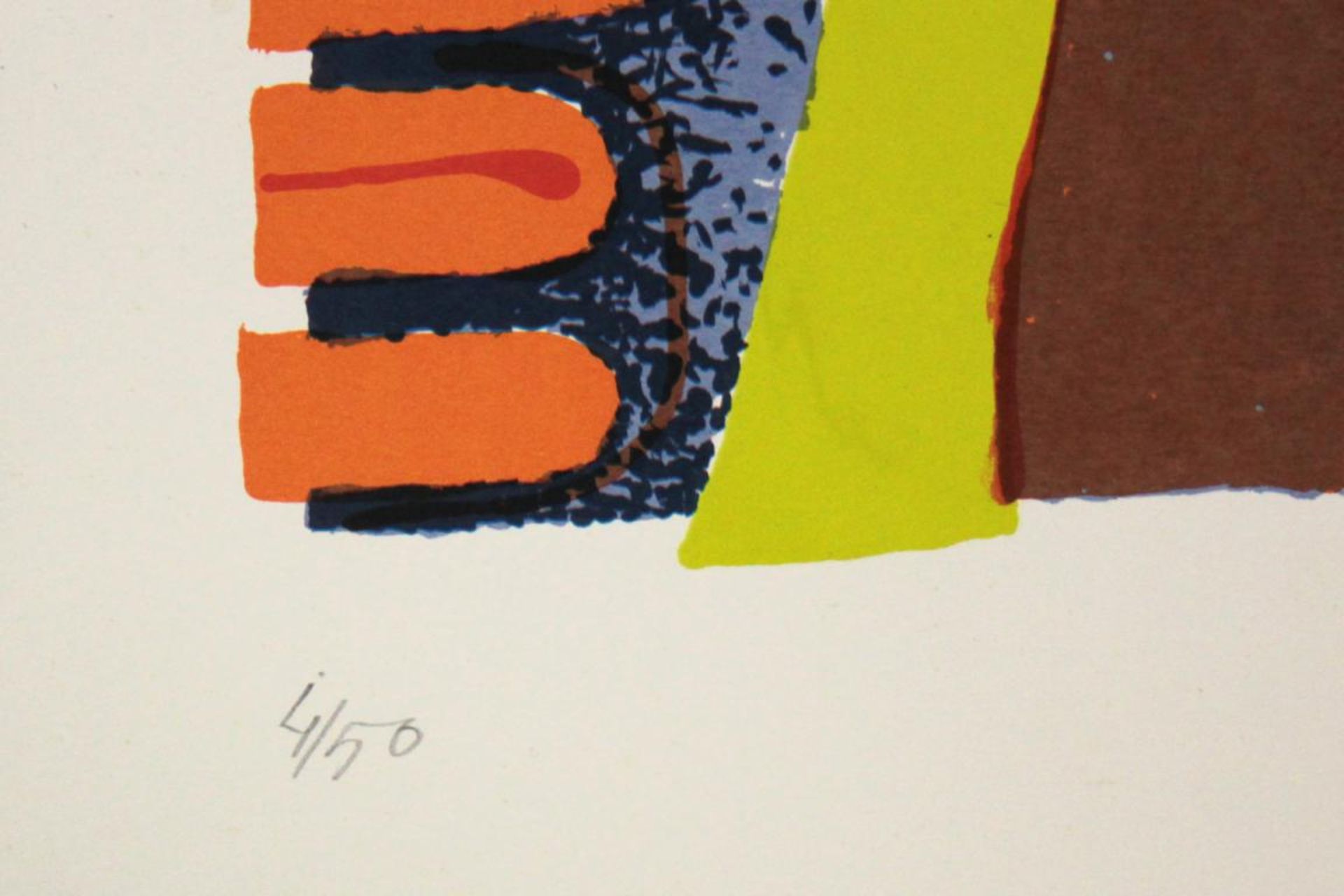 Johann Fruhmann(1928-1985)Ohne Titel1969Lithographie auf Papier; Ed. 4/50; signiert und nummeriert - Bild 4 aus 4