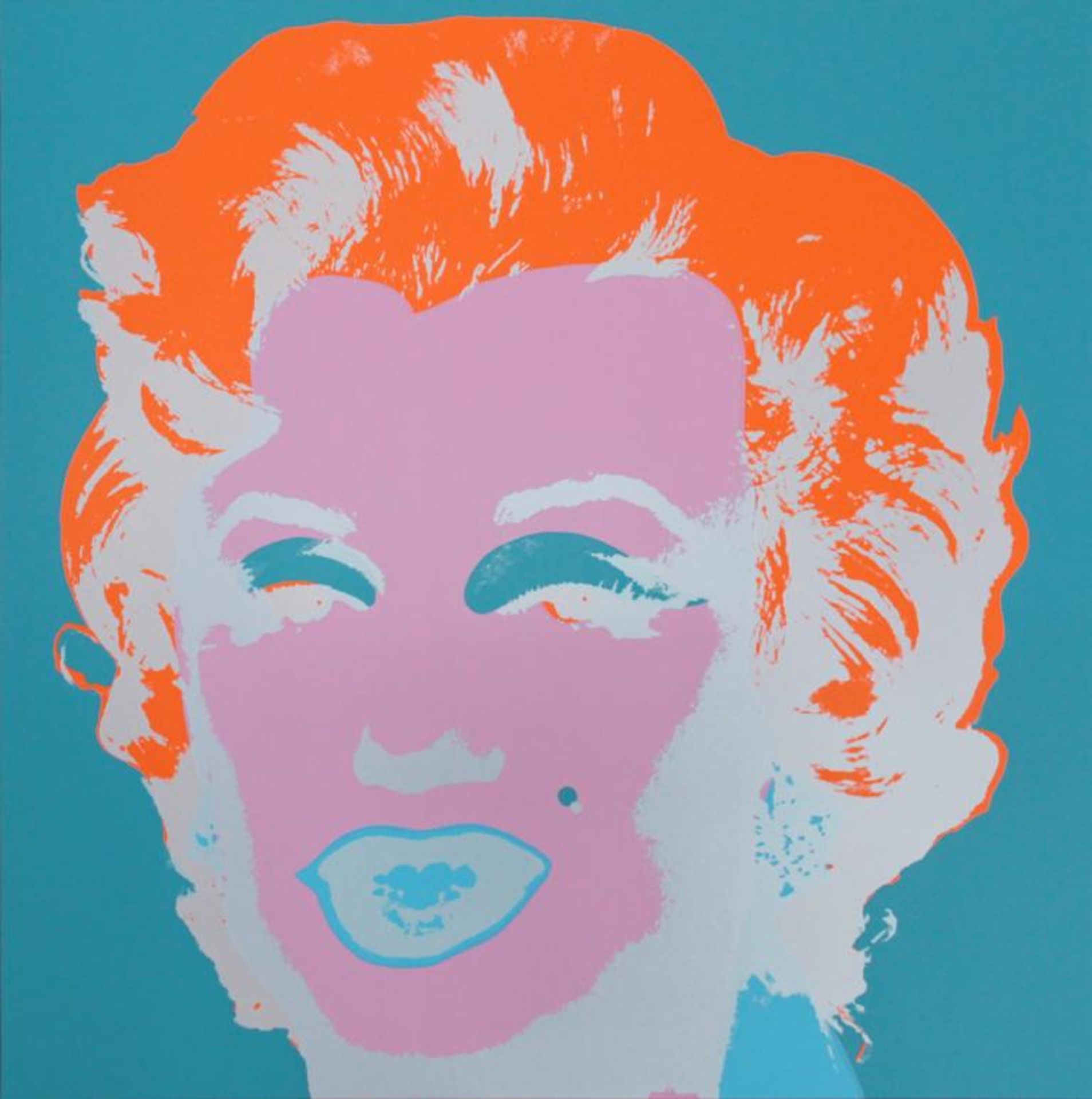 Andy Warhol(1928-1987"Marilyn"-Siebdruck; Sunday B. Morning Edition; Open Edition; gerahmt