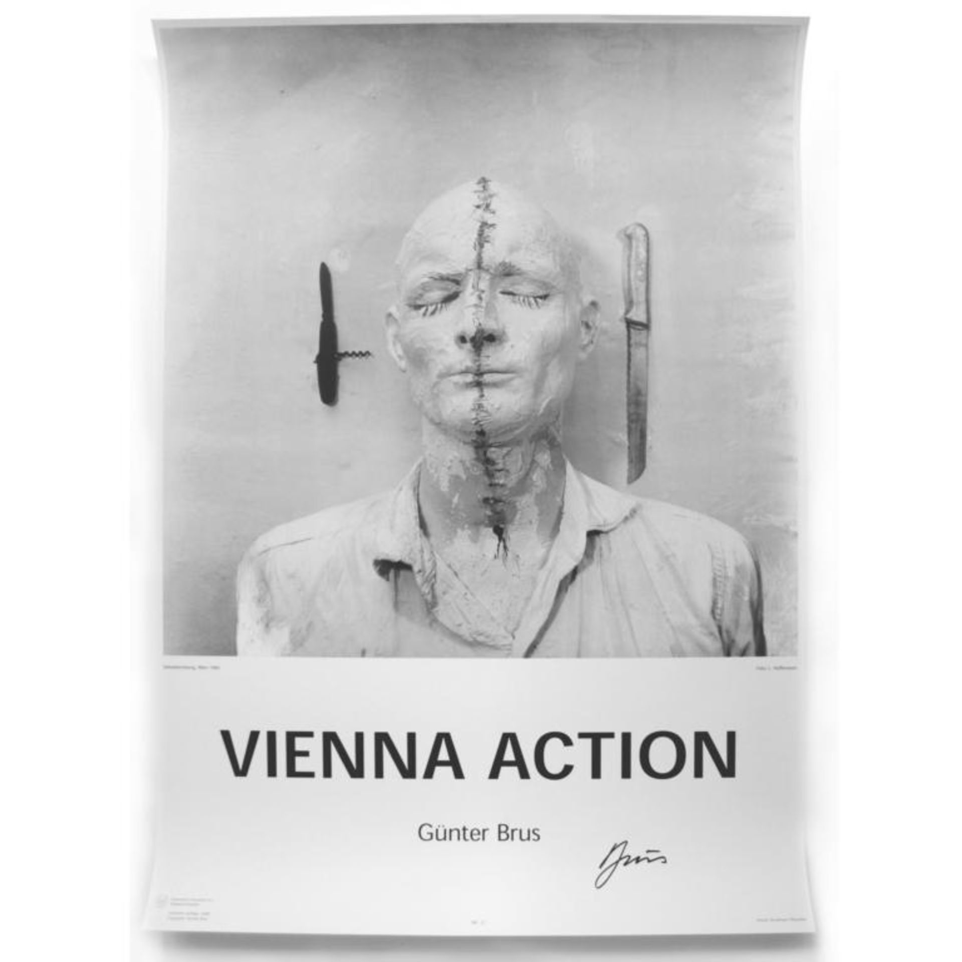 Günter Brus(geb. 1938)"Vienna Action"199912 Plakate nach Fotografien von L. Hoffenreich; jedes Plaka - Bild 9 aus 13