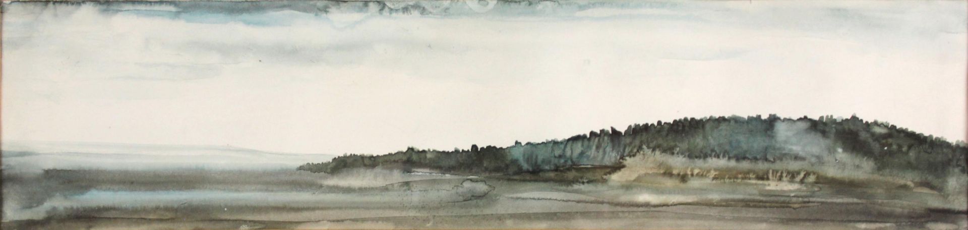 Edeltraud Walenta(geb. 1944)"Waldviertler Landschaft"1975Aquarell auf Papier; gerahmt (ungeöffnet)