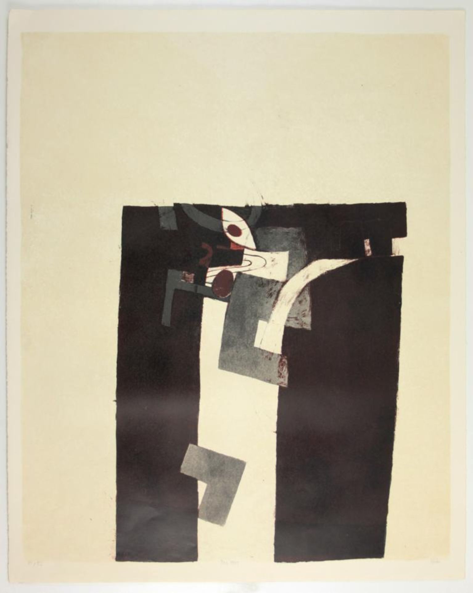 Giselbert Hoke(1927-2015)"Ton 1995"1995Lithographie auf Papier; Ed. 15/52; signiert, datiert, nummer