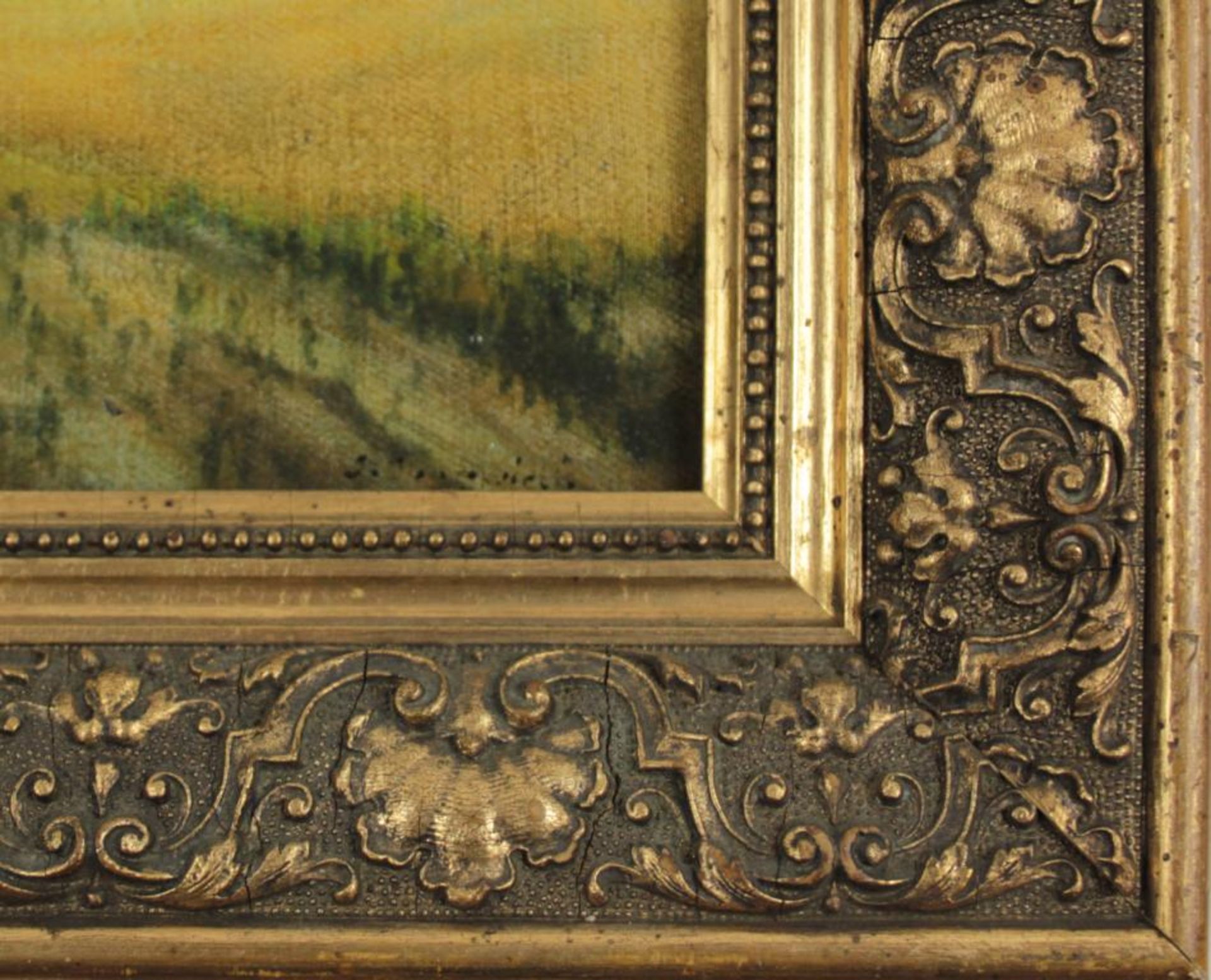 Jungwirtho.A."Landschaft"o.A.Öl auf Holz; signiert und gerahmt - Bild 3 aus 4