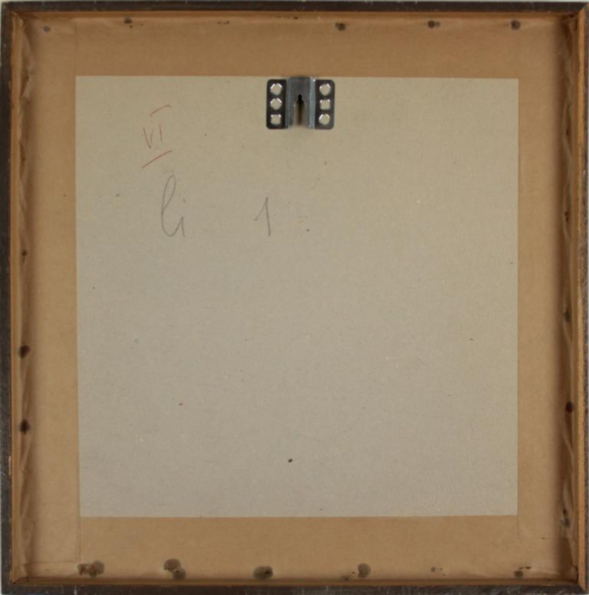  Albert Paris Gütersloh(1887- 1973)"Interieur"1971Mischtechnik auf Papier; signiert, datiert und bet - Bild 4 aus 4