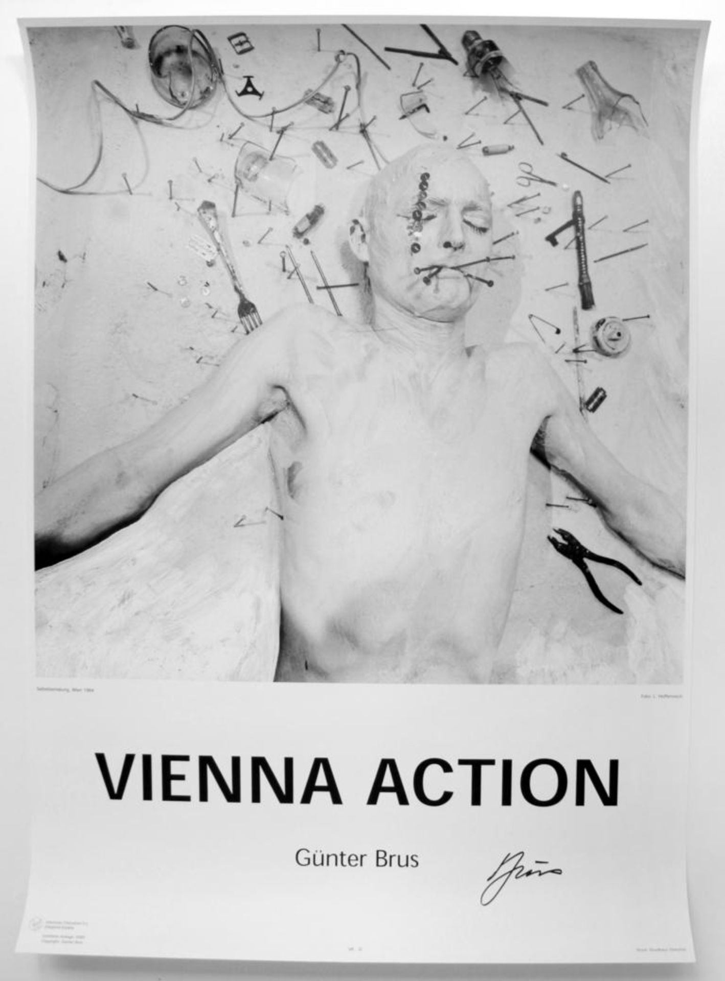 Günter Brus(geb. 1938)"Vienna Action"199912 Plakate nach Fotografien von L. Hoffenreich; jedes Plaka - Bild 11 aus 13