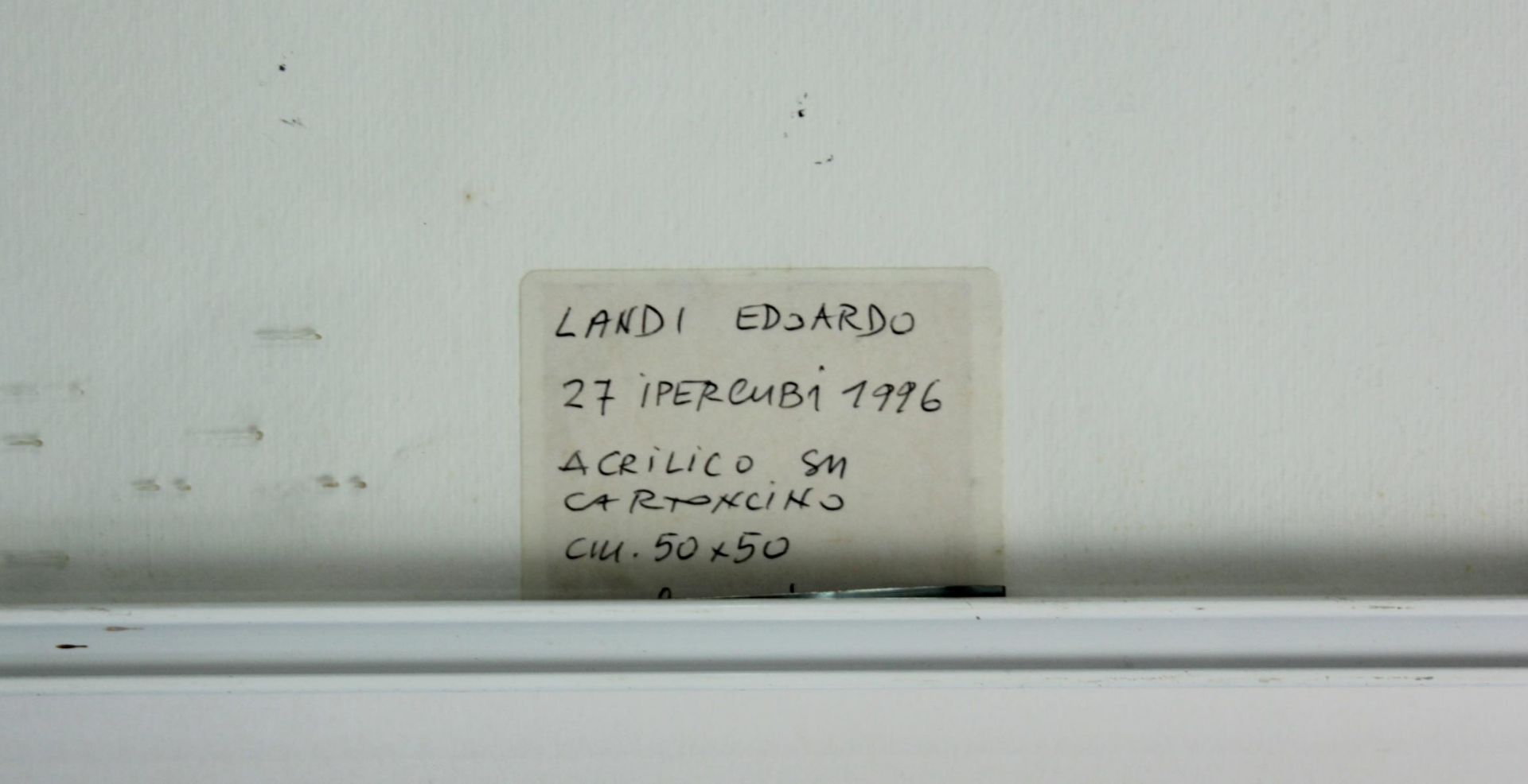 Edoardo Landi "27 ipercubi 1996" - Image 3 of 3