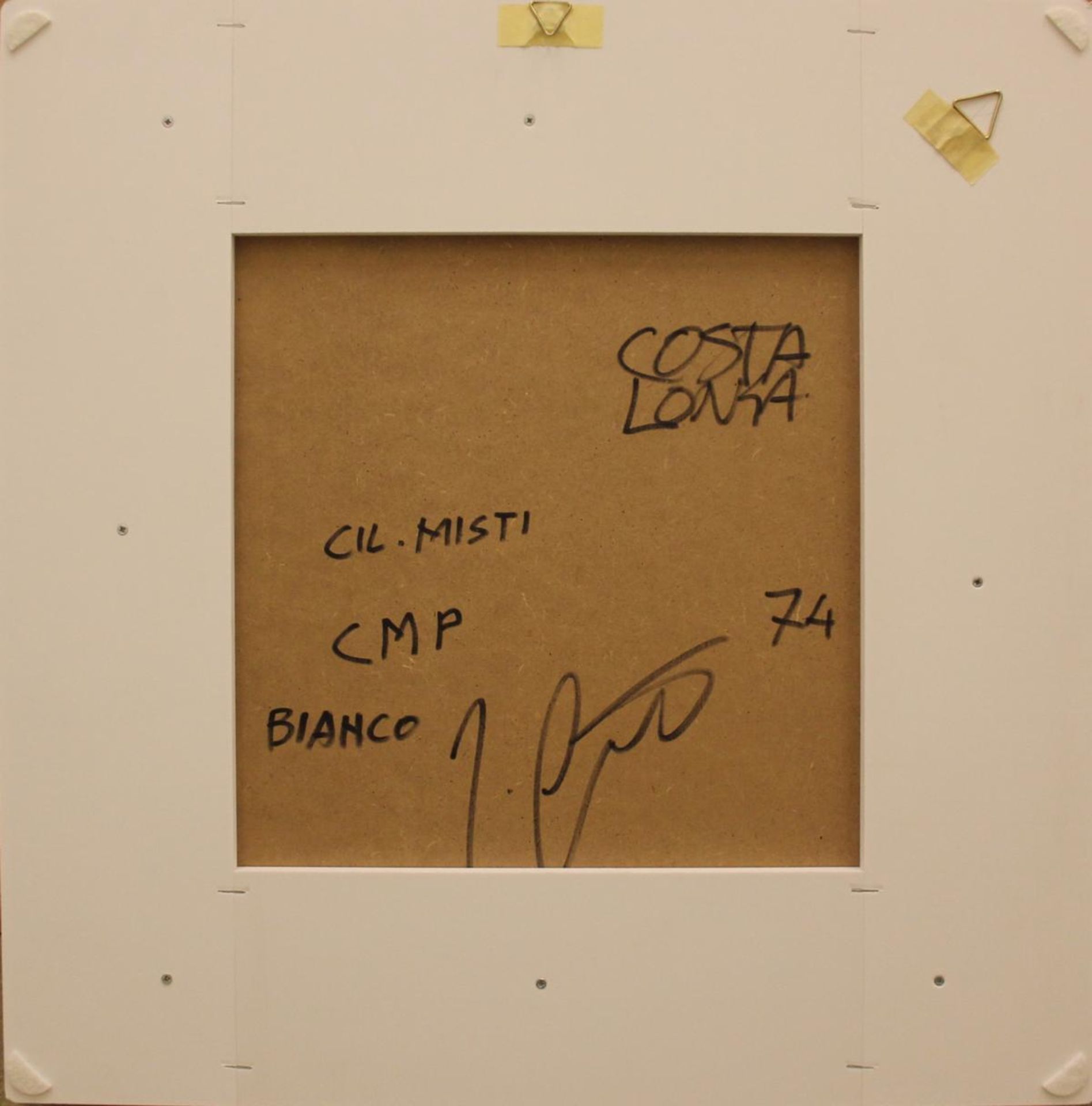 Franco Costalonga "CMP bianco" - Image 2 of 2