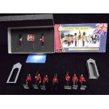 Britains / W Britain. 7 x Britains Cast Metal / Lead Coldstream Guards Soldiers from 1960's/70's/