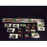 Eddie Stobart Die-Cast Vehicle Collection. 14 x Corgi - 59504 Volvo Curtainside Trailer, 59516 Short