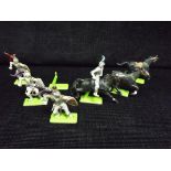 Britains Deetail 1971 - Horses and Knights with losses. Playworn