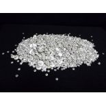 .925 Sterling Silver pellets / Scrap pieces. Total weight is 0.936Kg