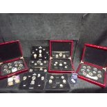 Collector Coins by London Mint & Westminster. Includes the 2 x .925 Silver ingots in two of the