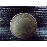 Newfoundland - Queen Victory 50 Cent Coin. Date 1900. Silver