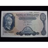 Great British Banknote - Five Pounds. Britannia and George with the Dragon. Appears Uncirculated