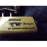 Bridge 'Renegade' - Snooker Cue. (Ashton-Under-Lyne). Two piece and in Metal Case. Cue is long
