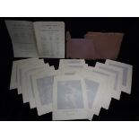 Rare Arundel Club London 1911 - Annual subscribers part print collection(14 of 20 present). Eighth