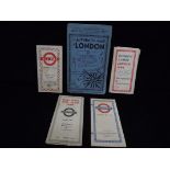 London Maps and Transport Timetables 1930's - 1951. Alexander Gross / Geographers' Map Co. - The