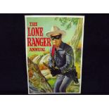 The Lone Ranger Annual Poster. World Distributers c1960. Has been laminated in plastic. Generally