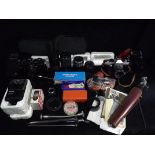 Cameras, Lenses, Accessories & Tripods collection. Carl Zeiss Jenaflex AM-1 with a Practicar Lens in