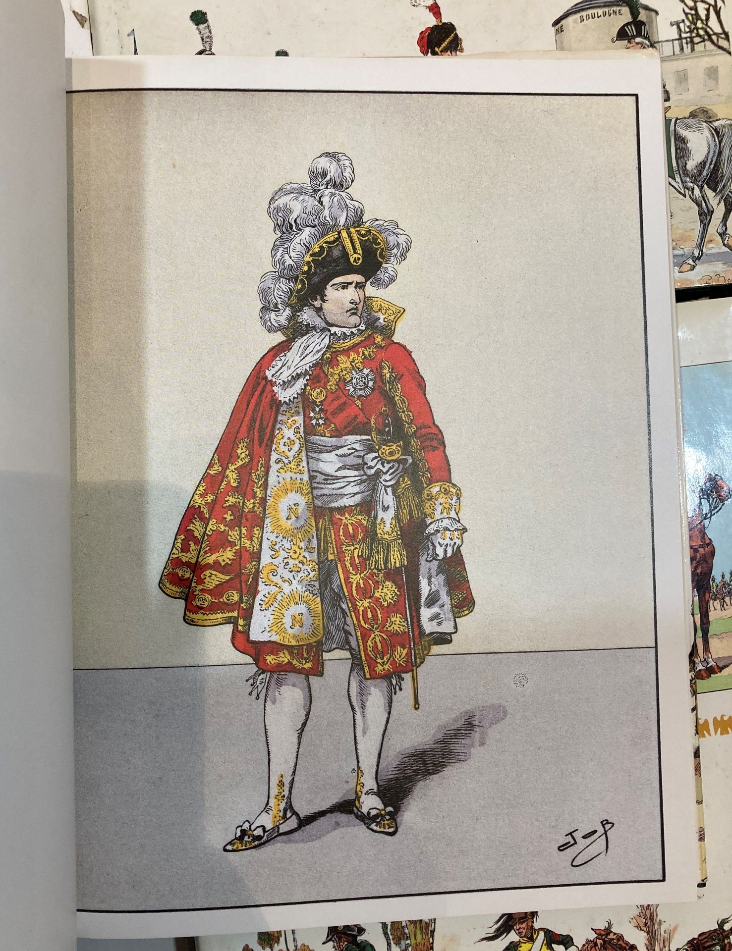 Commandant BUCQUOY. Les uniformes du premier Empire. 6 volumes reliés : La Cavalerie légère, Etat- - Bild 7 aus 8