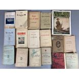 Guerre 14-18 Lot de 30 livres reliés et brochés. Récits, mémoires et divers. Editions anciennes,