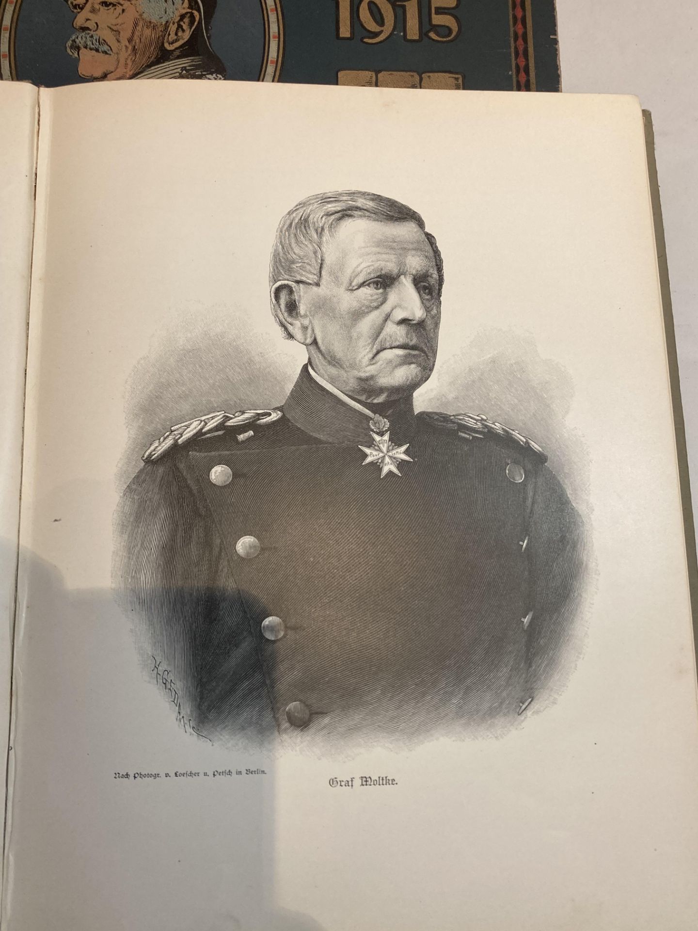 Lot- Guerre de 1870-71. Deux ouvrages illustrés et reliés, en langue allemande, BISMARCK 1815-1915 - Bild 7 aus 10