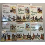 Commandant BUCQUOY. Les uniformes du premier Empire. 6 volumes reliés : La Cavalerie légère, Etat-