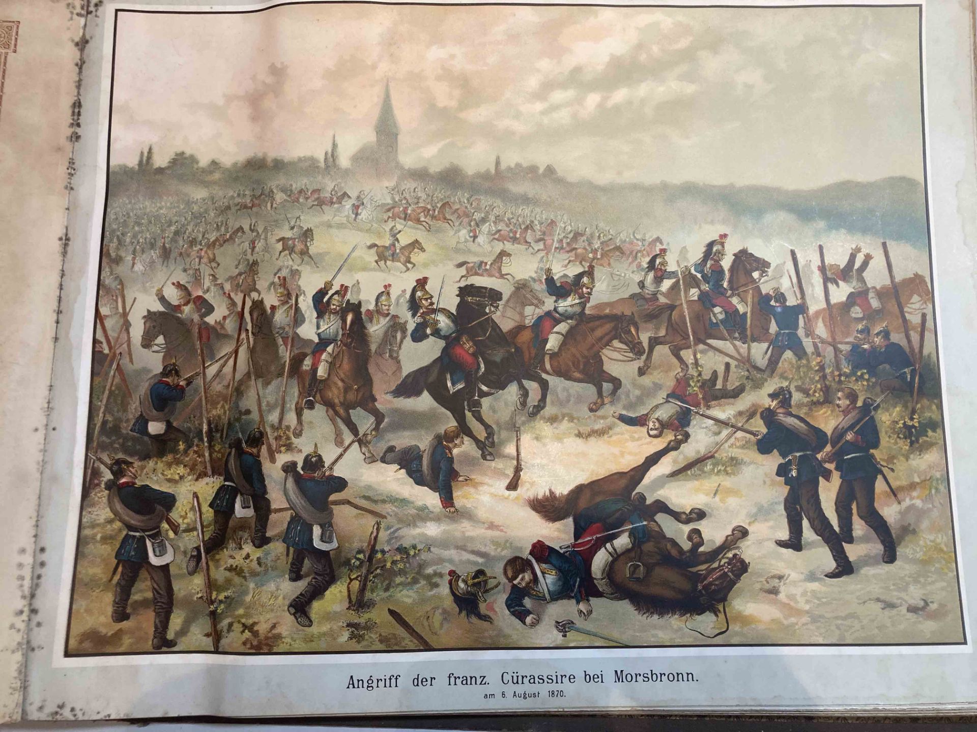 Guerre 1870. Der Deutsch Französische Krieg 1870-1871. Album illustré comprenant de nombreuses - Bild 6 aus 10