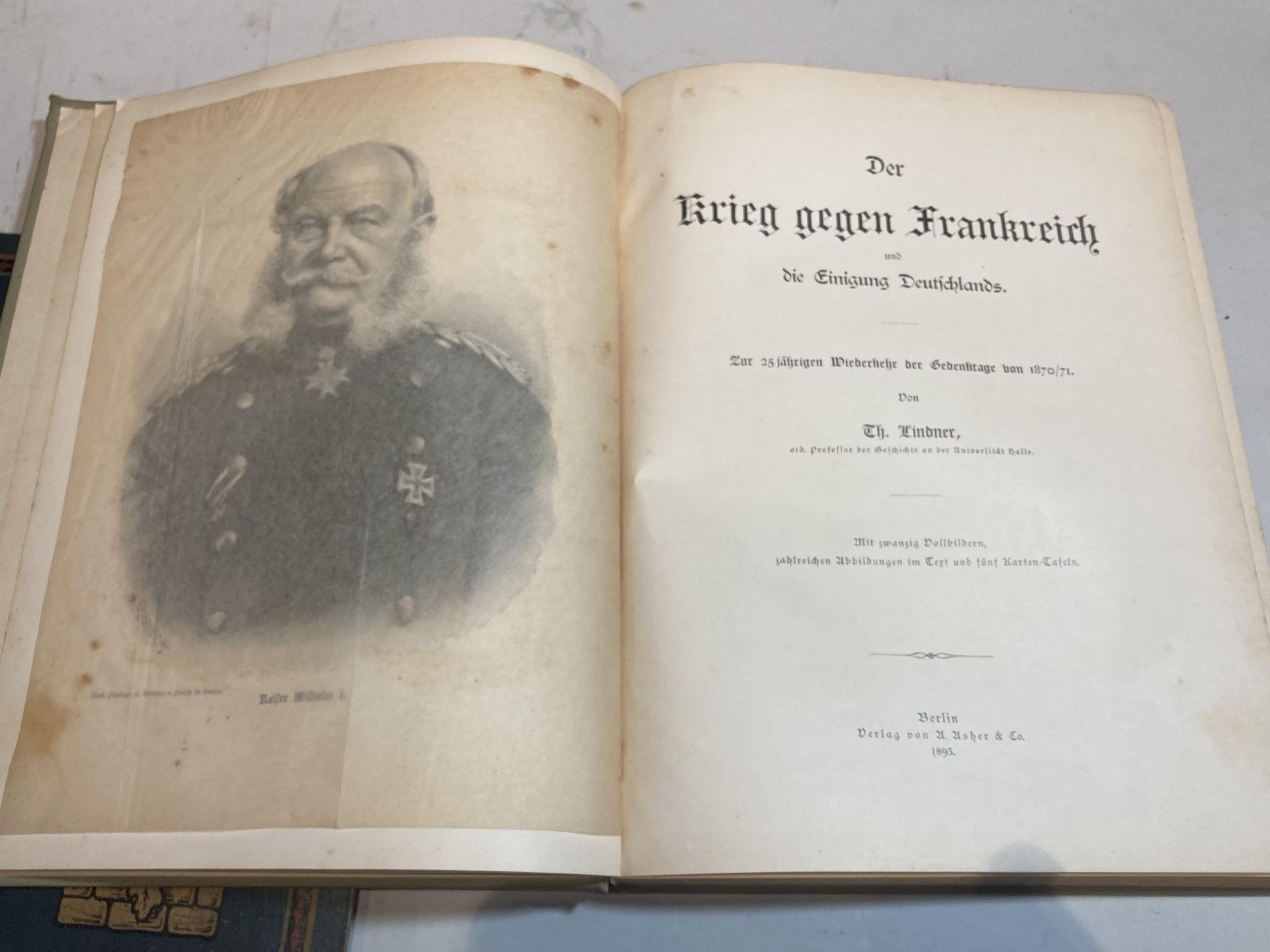 Lot- Guerre de 1870-71. Deux ouvrages illustrés et reliés, en langue allemande, BISMARCK 1815-1915 - Bild 5 aus 10