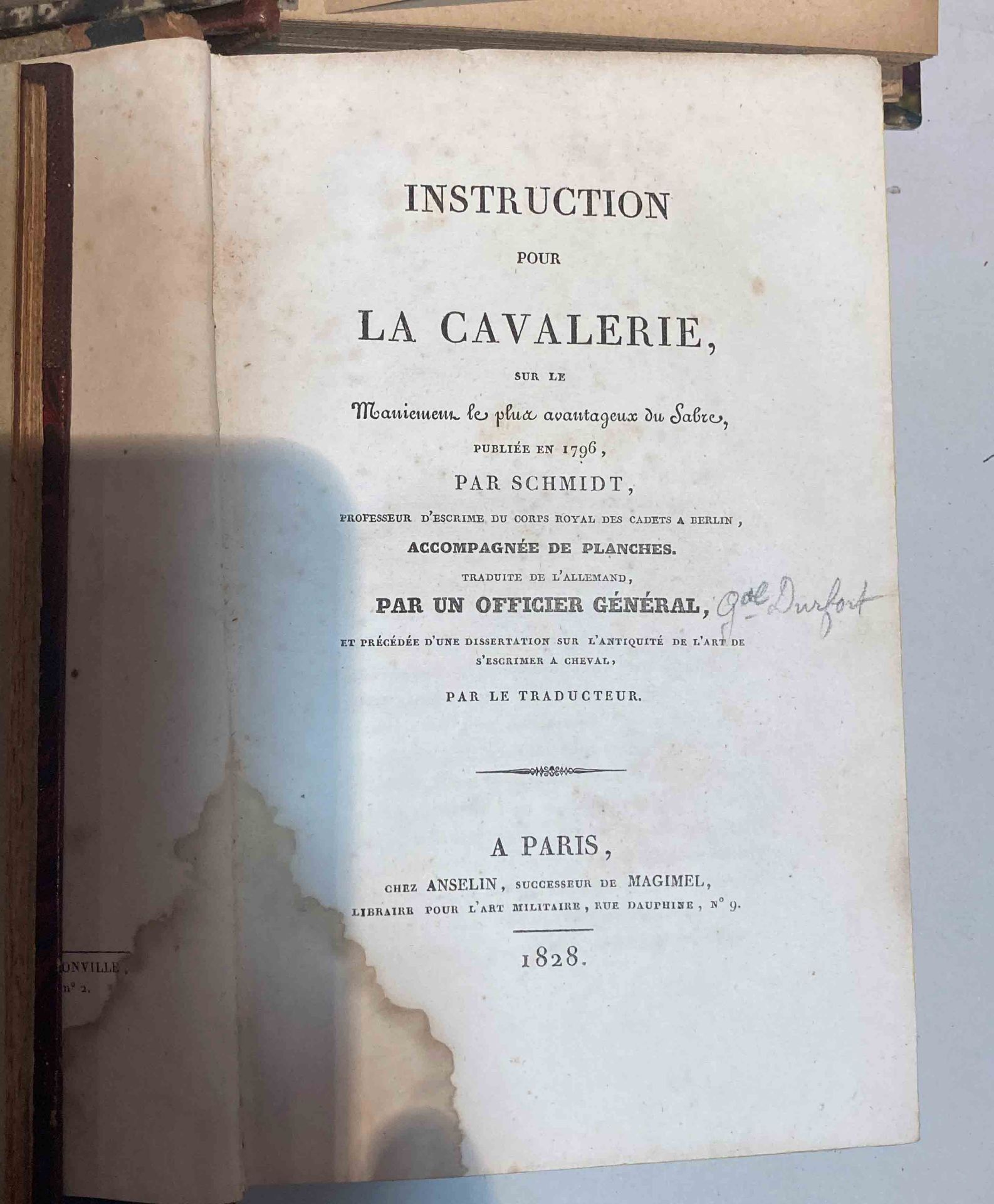 Lot- Second Empire : La journée de Sedan par le général DUCROT, Librairie Dentu-1871. Instruction - Bild 8 aus 9