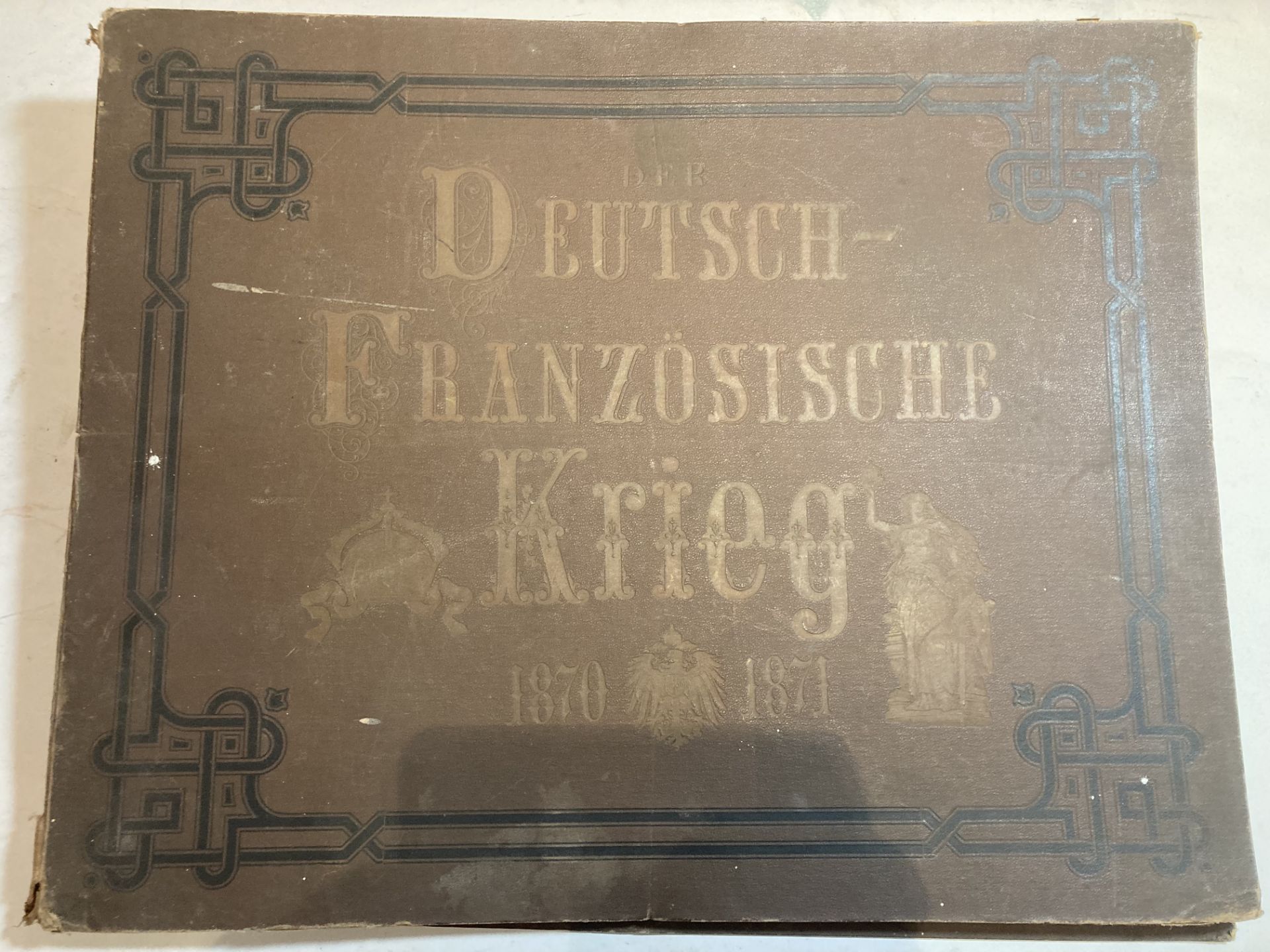 Guerre 1870. Der Deutsch Französische Krieg 1870-1871. Album illustré comprenant de nombreuses