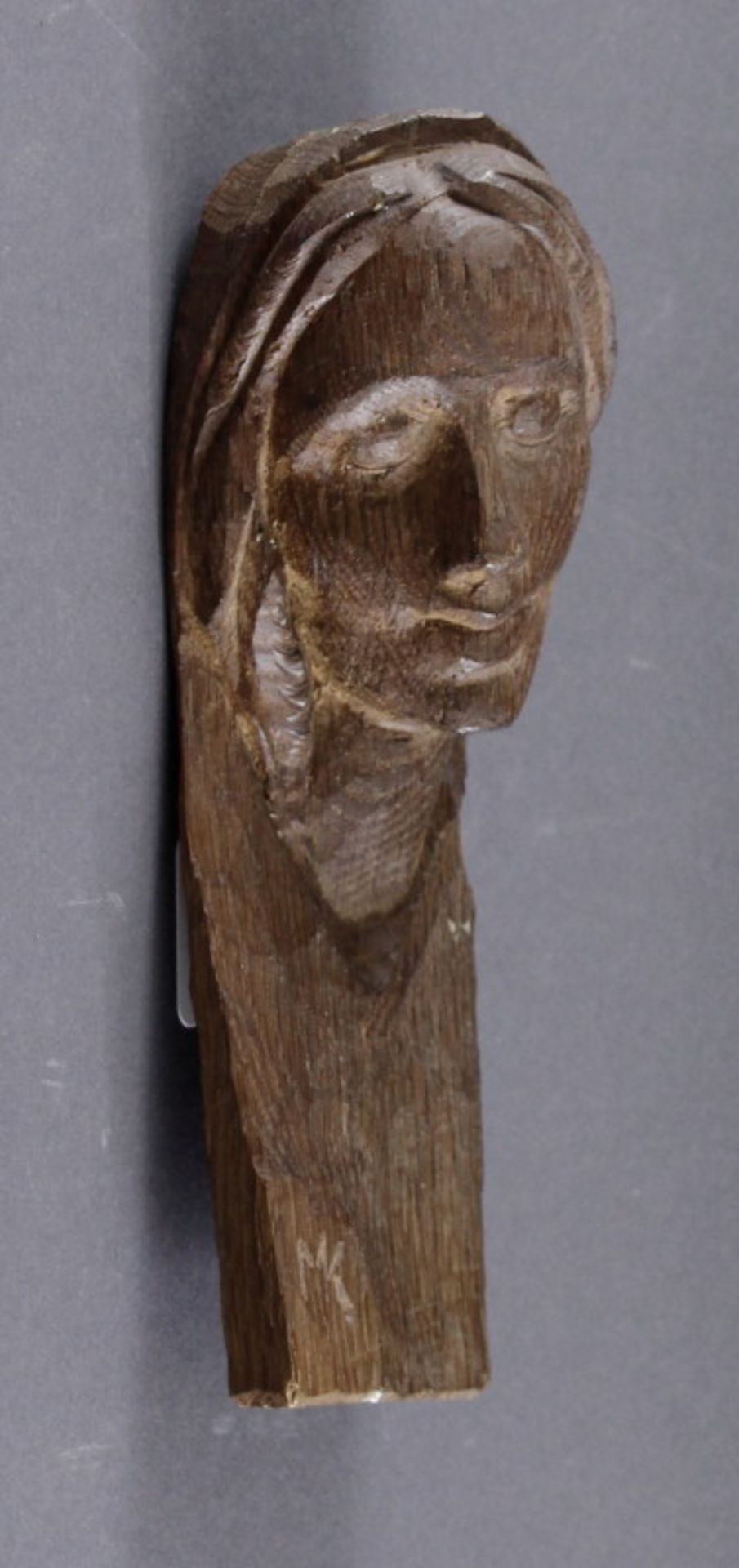 Robert Michael Komorowski (1905 - 1970), Holz Skulptur, "Madonna" monogrammiert "MK", originaler - Bild 2 aus 3