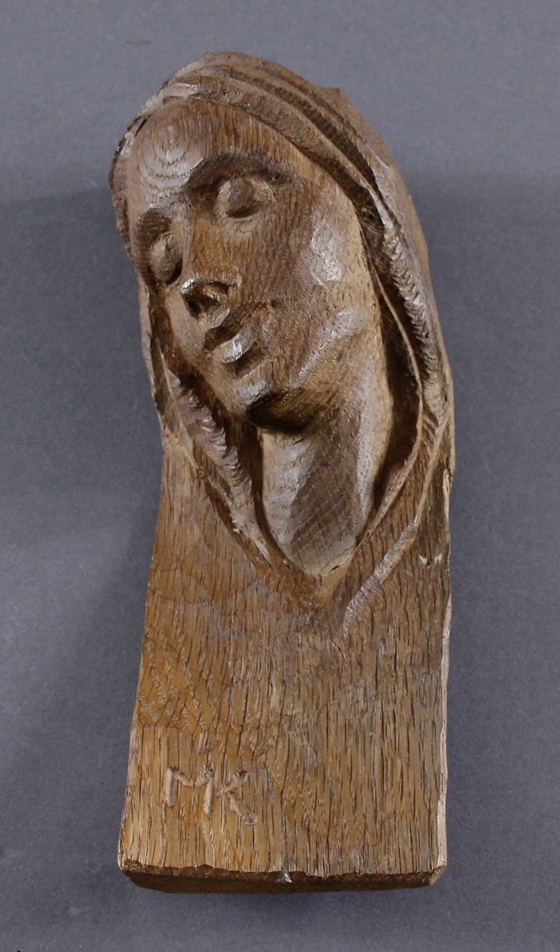 Robert Michael Komorowski (1905 - 1970), Holz Skulptur, "Madonna" monogrammiert "MK", originaler