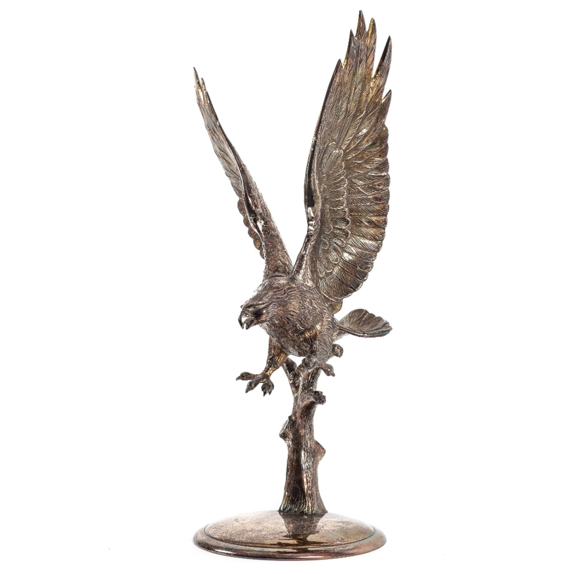 Águila. Figura en plata española punzonada, s.XX. - Image 3 of 3