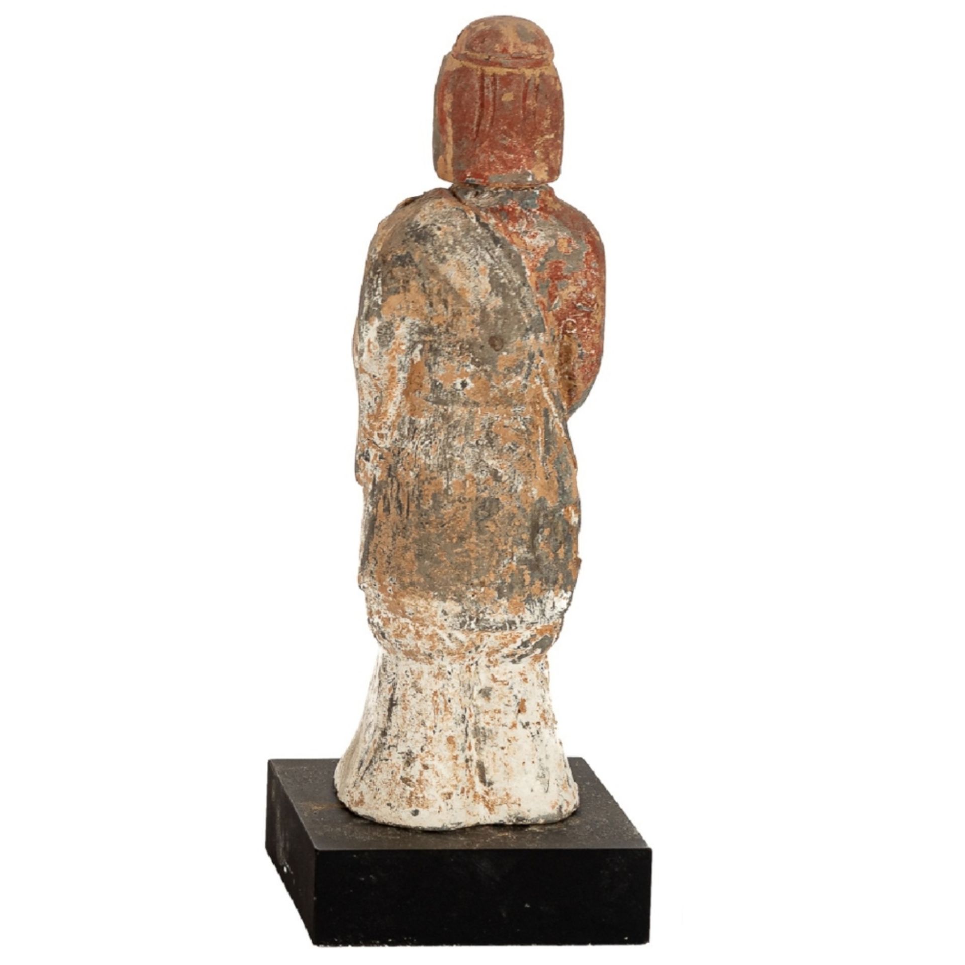 Militar. Figura en terracota con restos de policromía. China, periodo Seis Dinastias, 534-549 d.C.  - Image 2 of 2