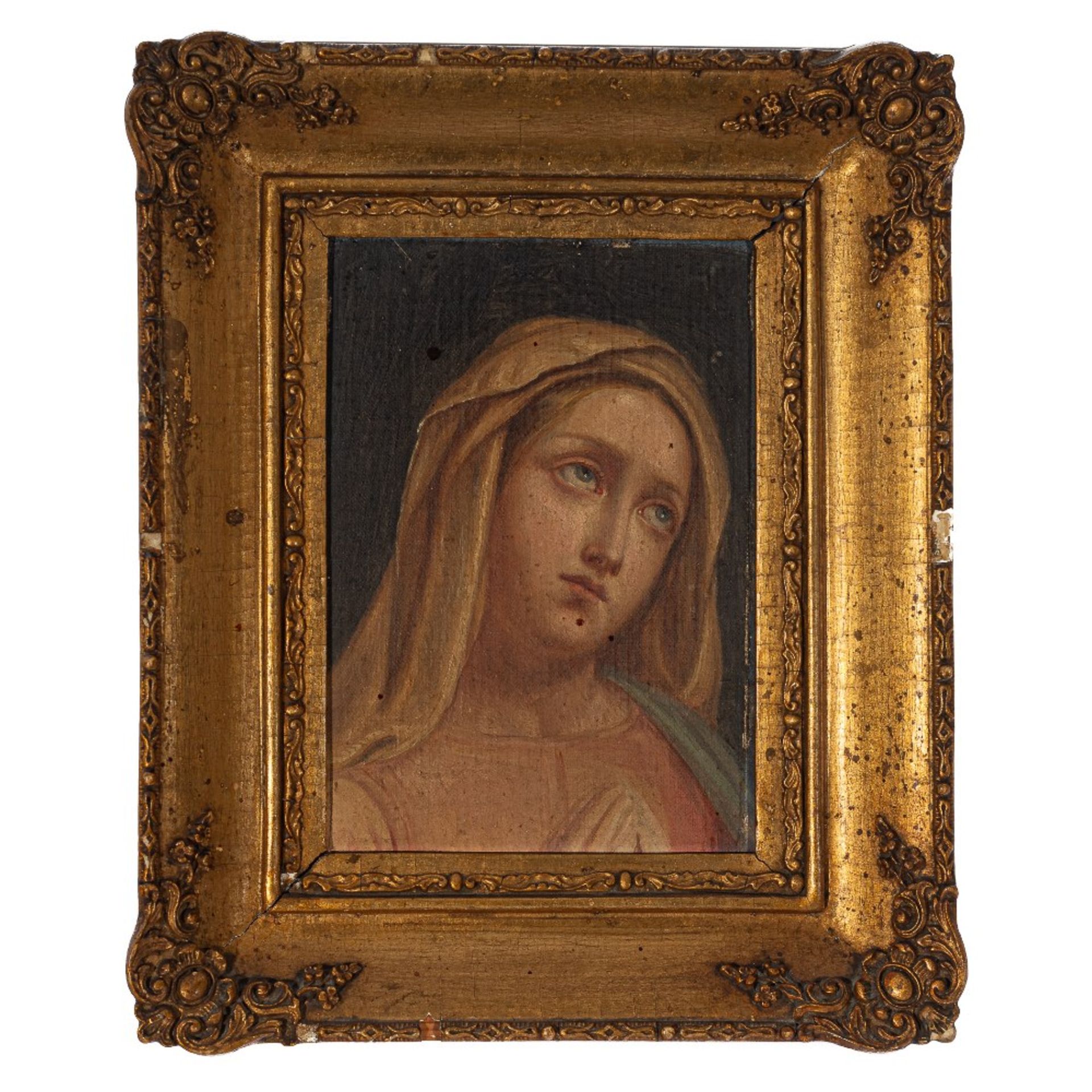 Escuela italiana, s.XVII. Seguidor de Guido Reni. Virgen orando.