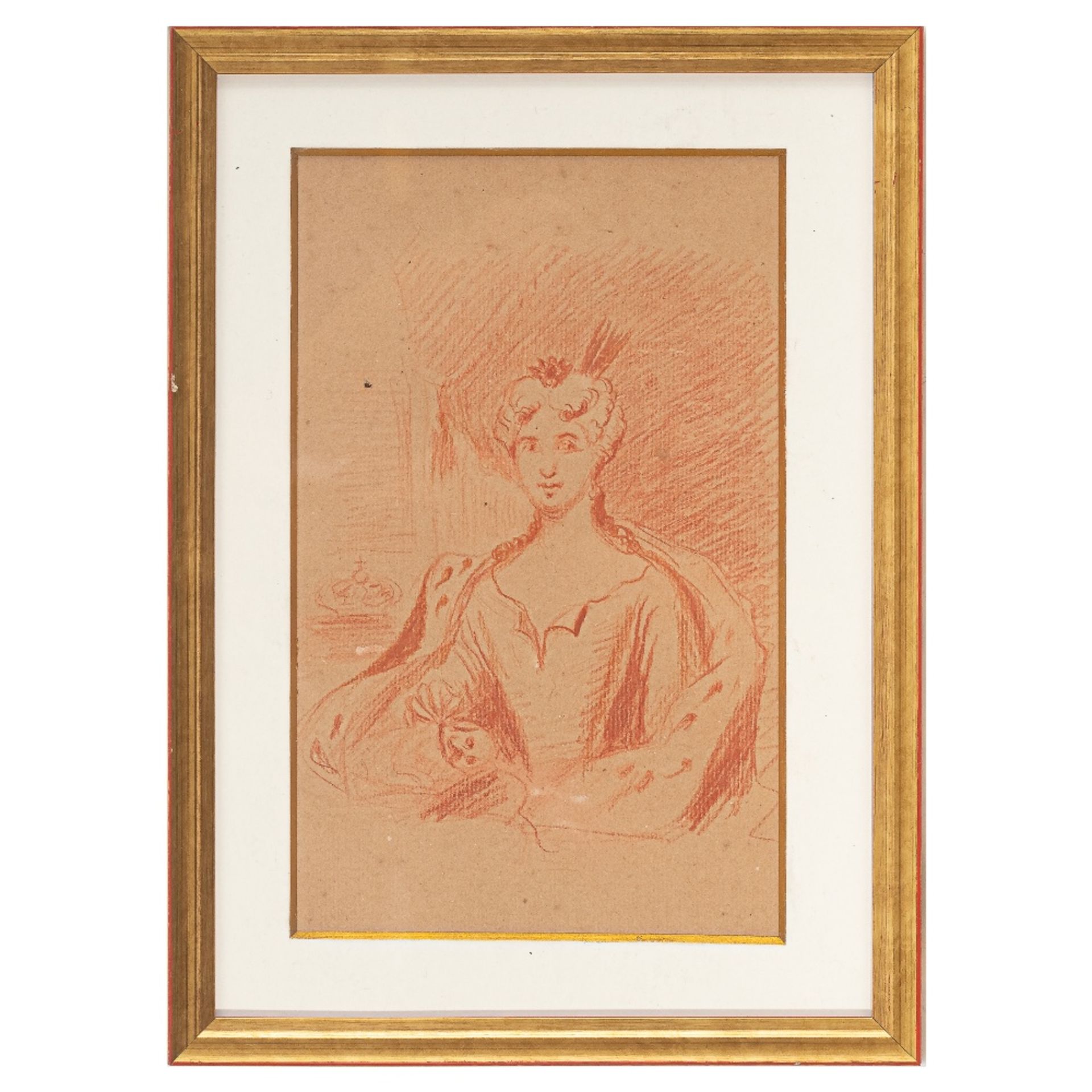 Escuela italiana, s.XIX. Seguidor de Giorgio Domenico Duprà. Retrato de la Reina Bárbara de Braganza