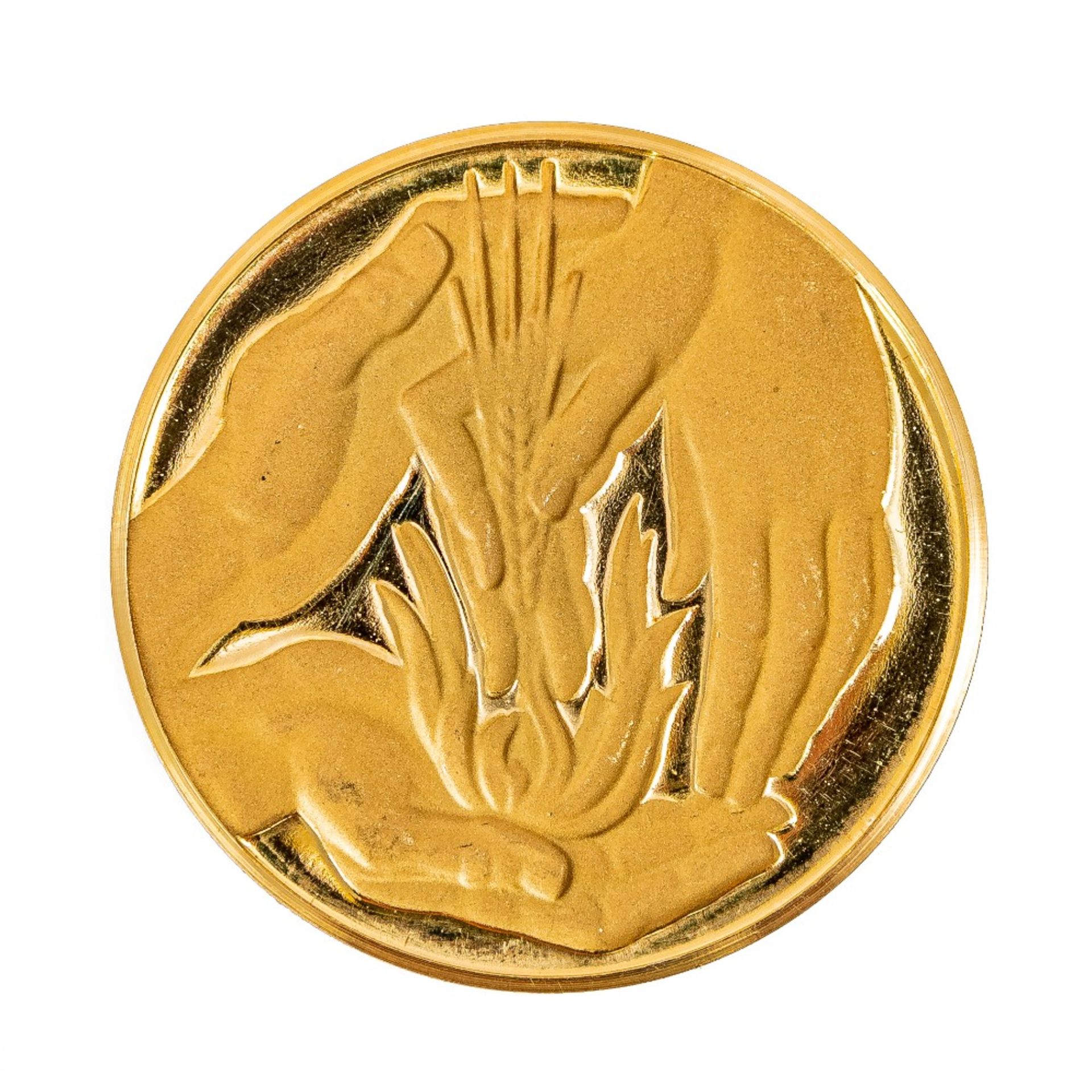 Medalla Bodas de Plata. En oro 22K.  - Image 2 of 2