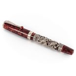 Pluma estilográfica Montegrappa colección "Oriental Zodiac" modelo "Dragon", 1998.