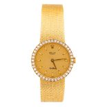 Rolex Cellini, reloj de pulsera para señora en oro con diamantes.