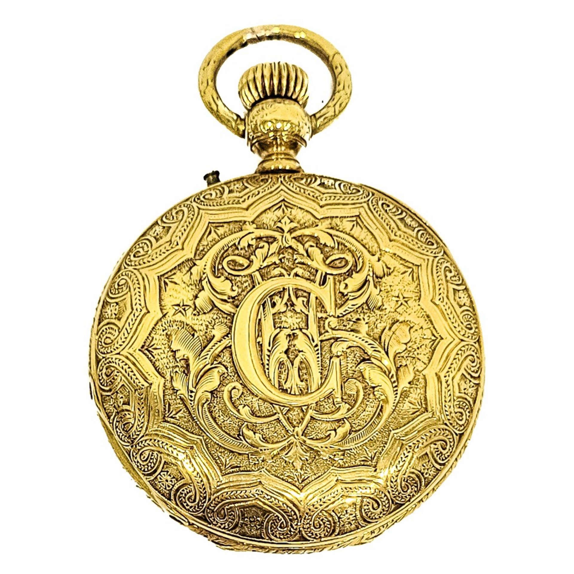 Reloj de bolsillo saboneta en oro. Francia, fles. del s.XIX. - Image 3 of 4