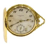 Reloj de bolsillo saboneta "Chonometre Alti" en oro, ppios. del s.XX.