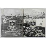 1936 OLYMPIC CIGARETTE CARD BOOKS