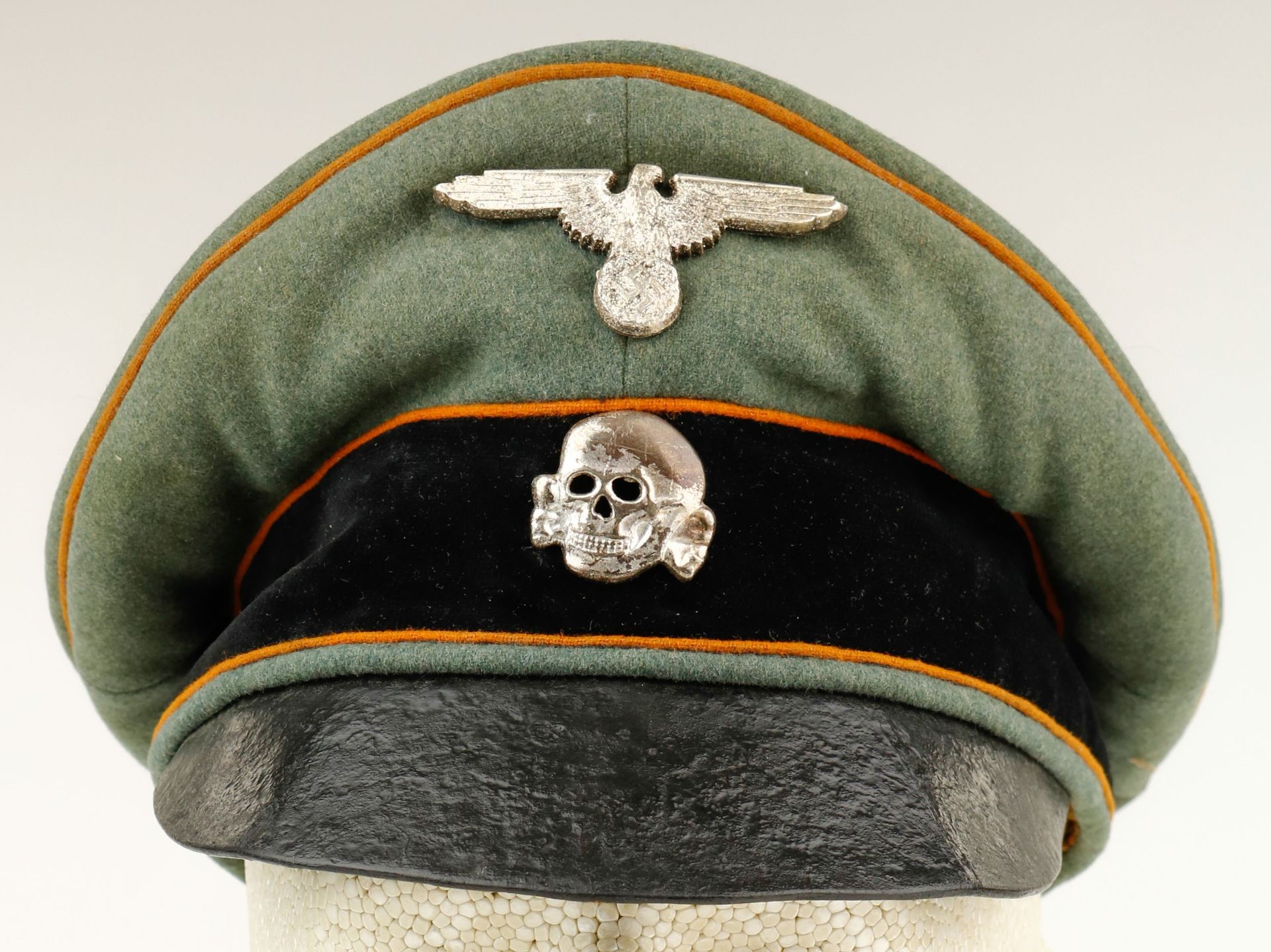 SS CONCENTRATION CAMP 'CRUSHER' VISOR CAP - Bild 8 aus 17