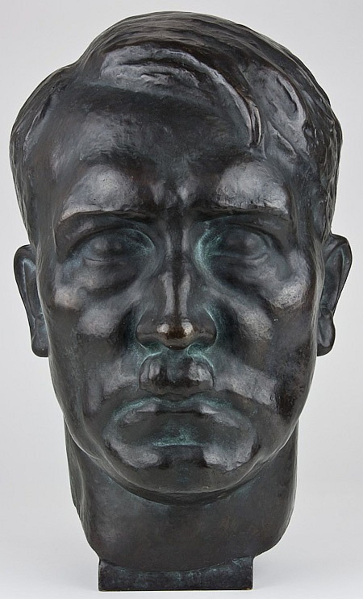 BUST OF ADOLF HITLER OWNED BY JOSEPH GOEBBELS AND PRESENTED TO ONE OF HIS SPIES