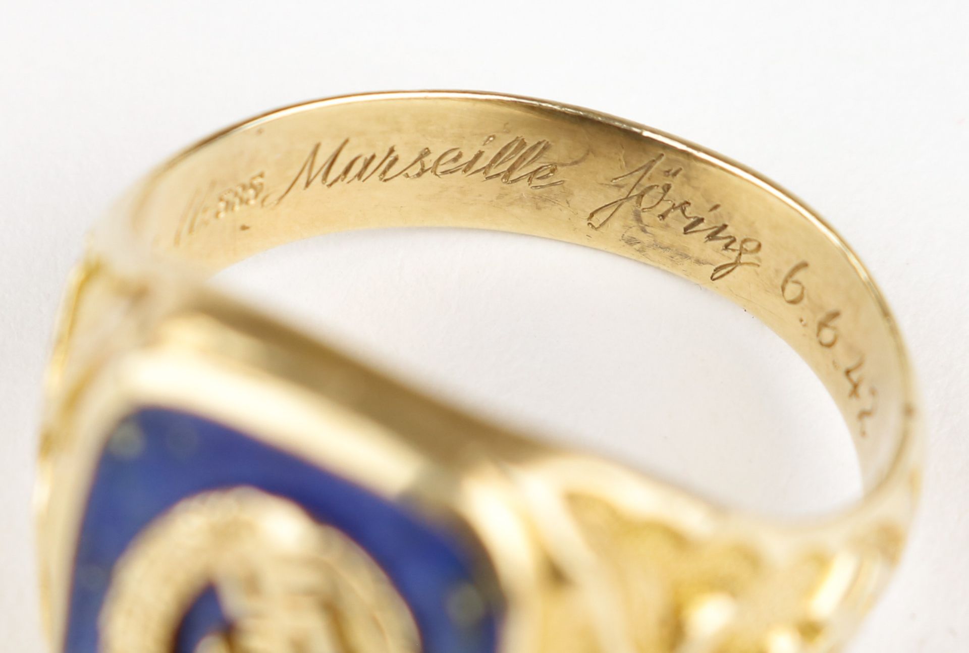 HANS-JOACHIM MARSEILLE PRESENTATION RING FROM HERMANN GORING - Bild 9 aus 19