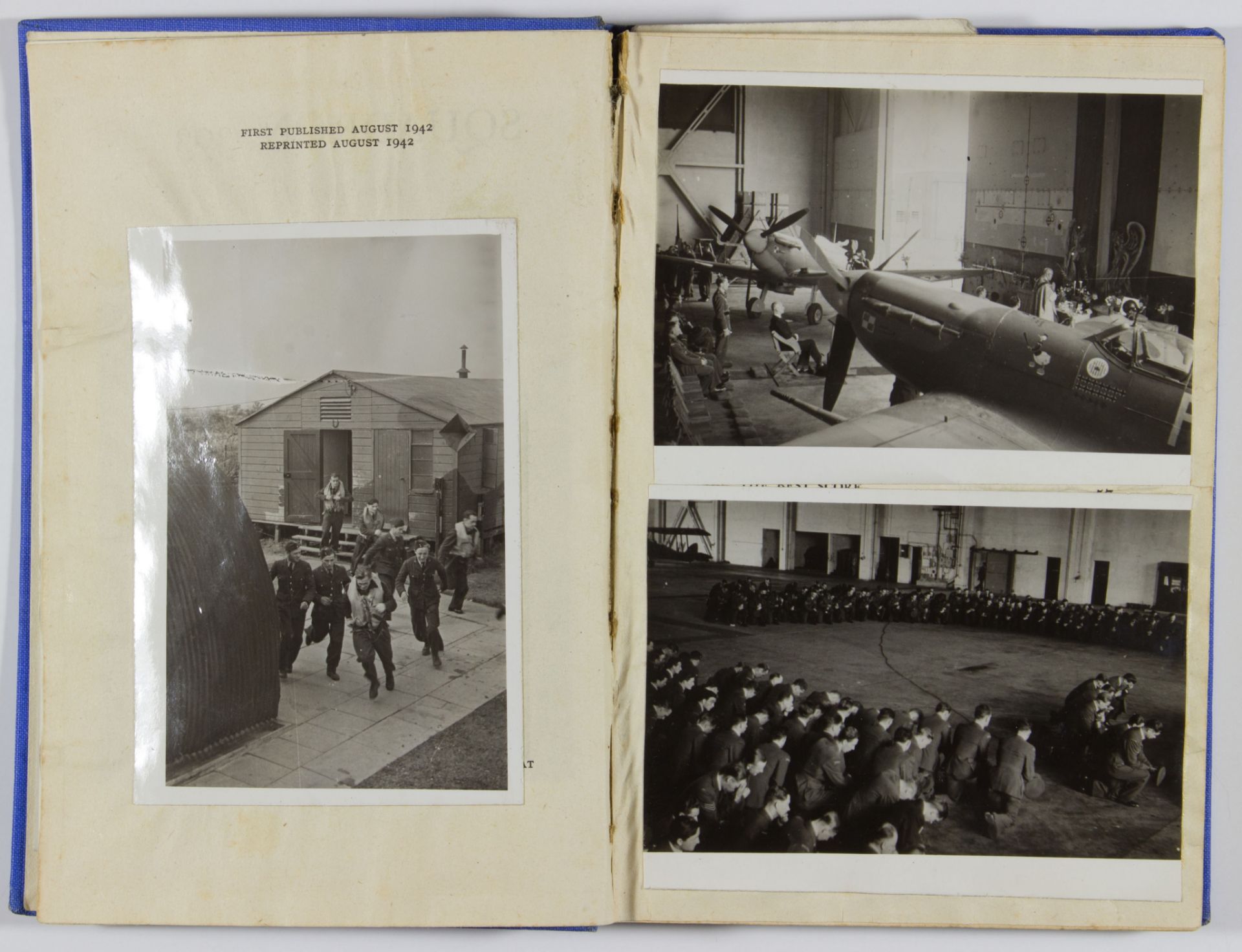 R.A.F. POLISH SQUADRON 303 SIGNED BOOK & ORIGINAL PHOTOGRAPHS - Image 3 of 9